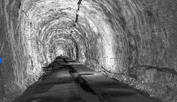 escaneo de tuneles